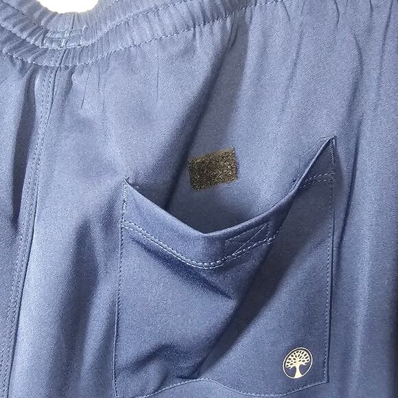 HH by Healing Hands Men's Ryan Zip Fly Slim Fit Scrub Pant in Navy Size XL NWT - Picture 9 of 13